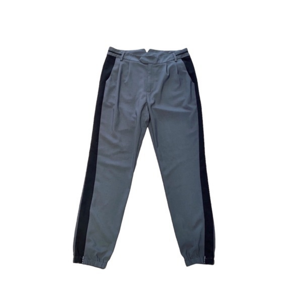 Karen By Simonsen Grey Black‎ Side Stripe Joggers Trousers Pants